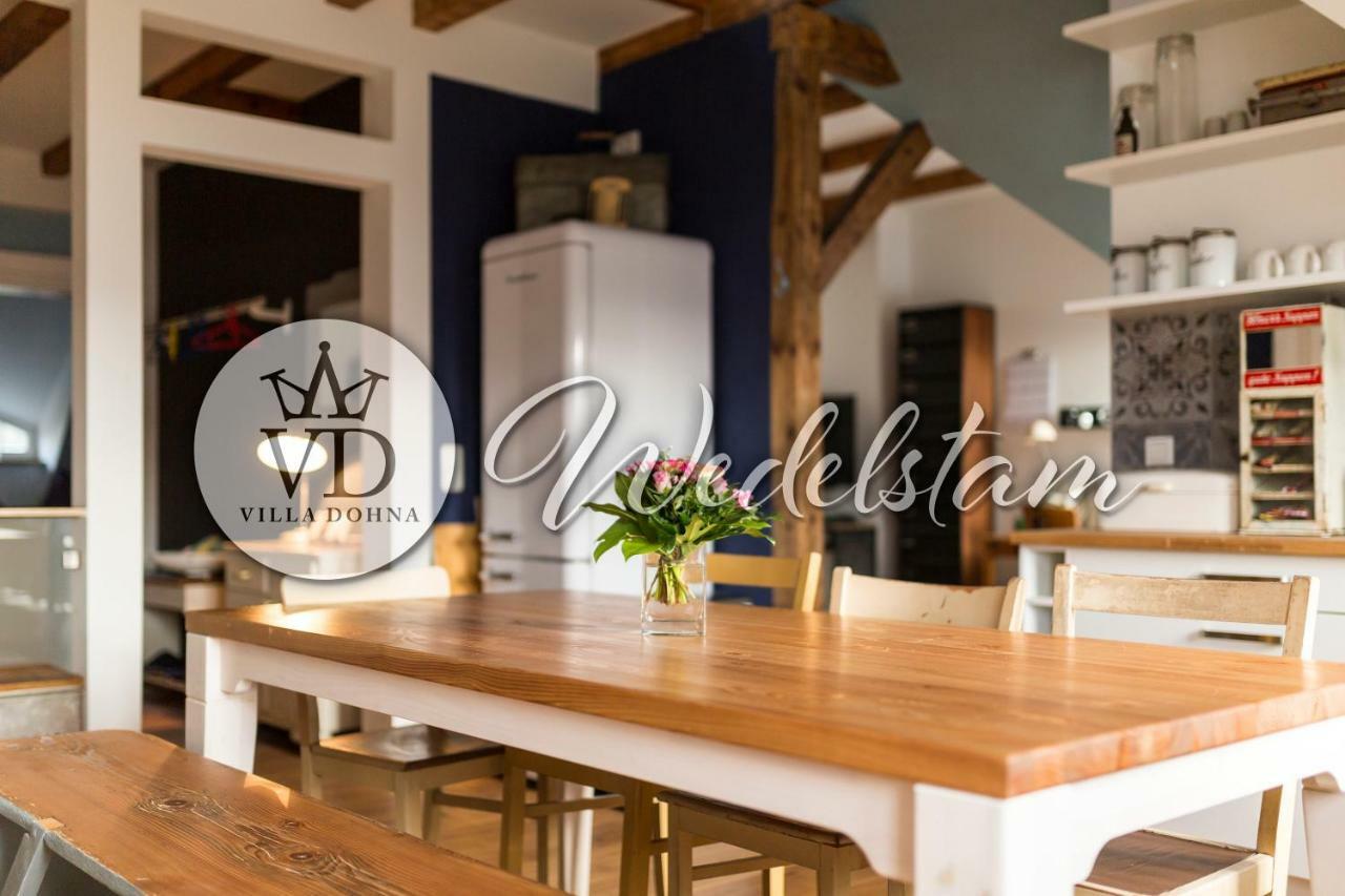 Villa Dohna - Apartment Wedelstam Leipzig Eksteriør billede